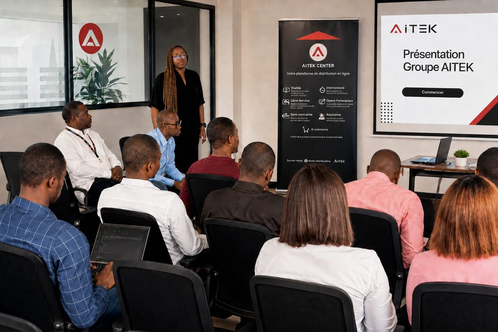 Training session for reseller and integrator partners.